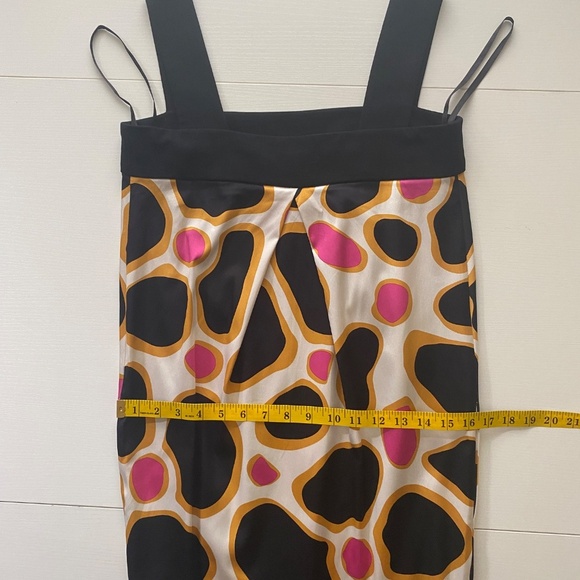 DVF Payne Silk Blend Sleeveless Mini Dress Size 4 - Picture 13 of 15